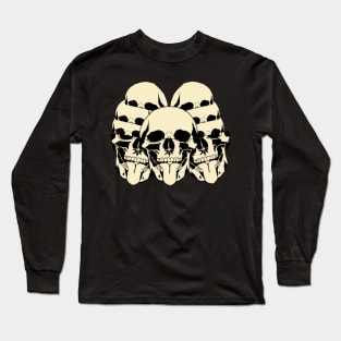 group of skulls Long Sleeve T-Shirt